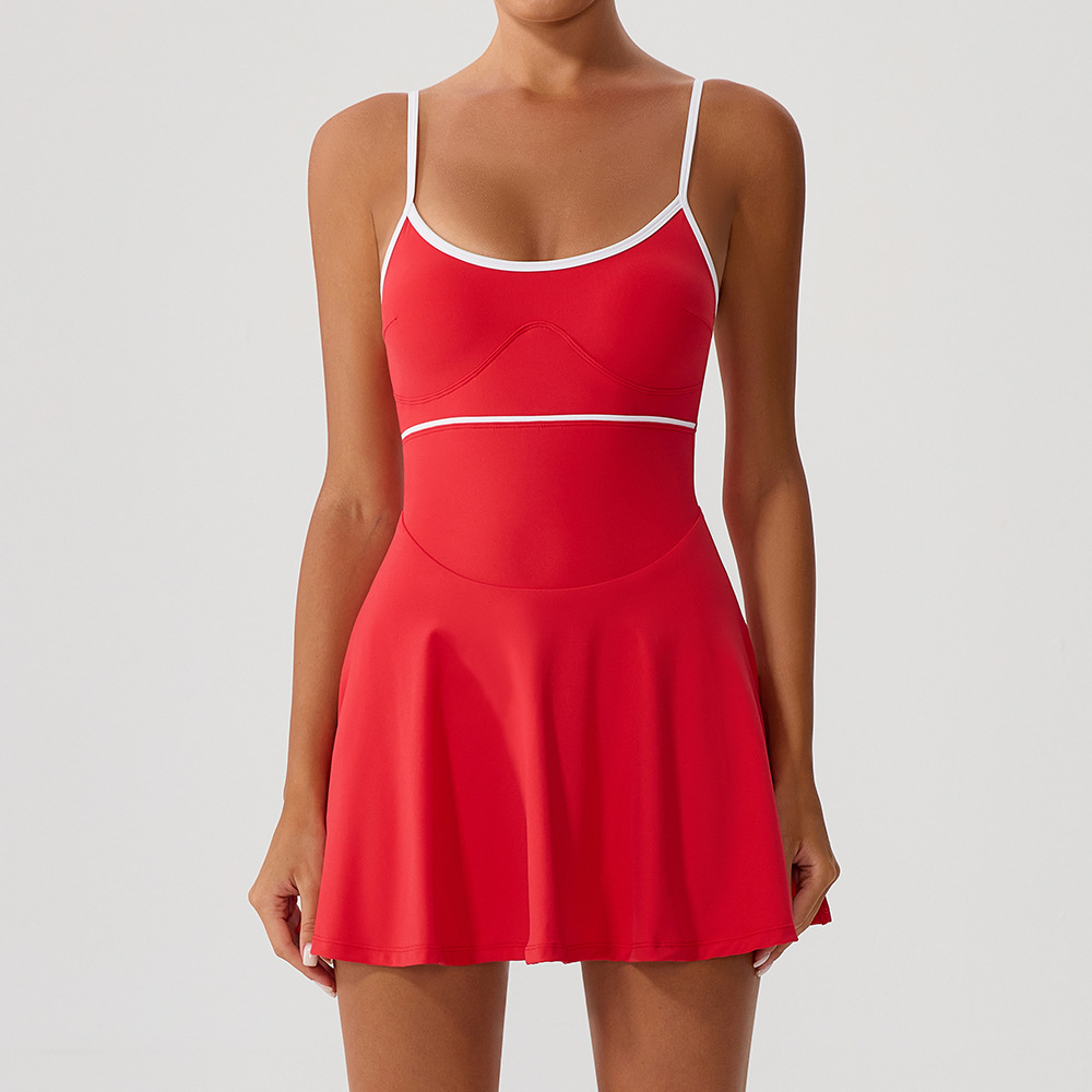 Yoga Fitness Dress - Tennis Dress For Women with Pockets