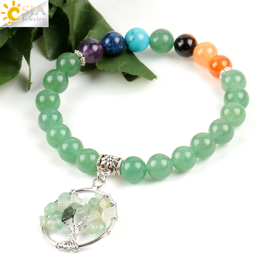 CSJA 7 Chakras Natural Stones  - огляд і ціна Yoga Fitness Tracker