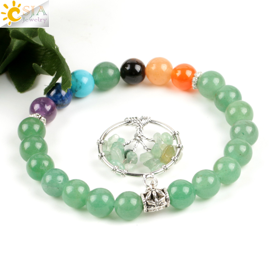 CSJA 7 Chakras Natural Stones  - огляд і ціна Yoga Fitness Tracker