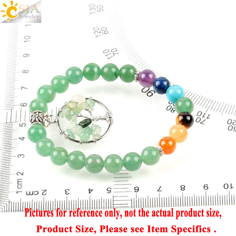 CSJA 7 Chakras Natural Stones  - огляд і ціна Yoga Fitness Tracker