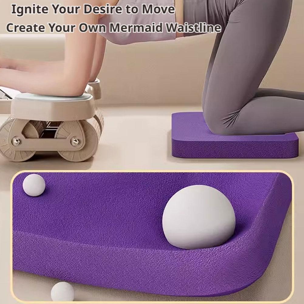 Thick Yoga Knee Pad Mat Non Sl - огляд і ціна Ab Wheel Roller
