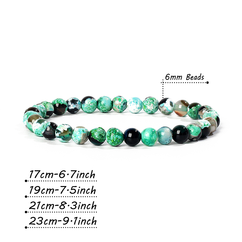 Natural Stone Agates Bracelet  - огляд і ціна Yoga Fitness Tracker