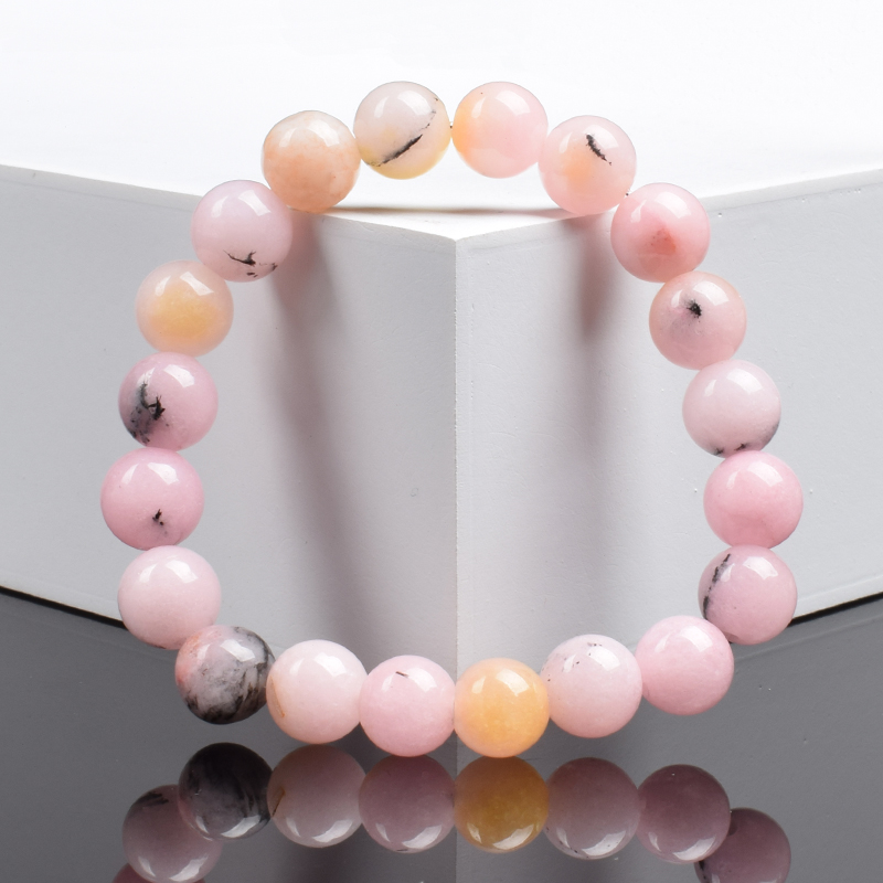 Natural Stone Pink Opal Beads  - огляд і ціна Yoga Fitness Tracker