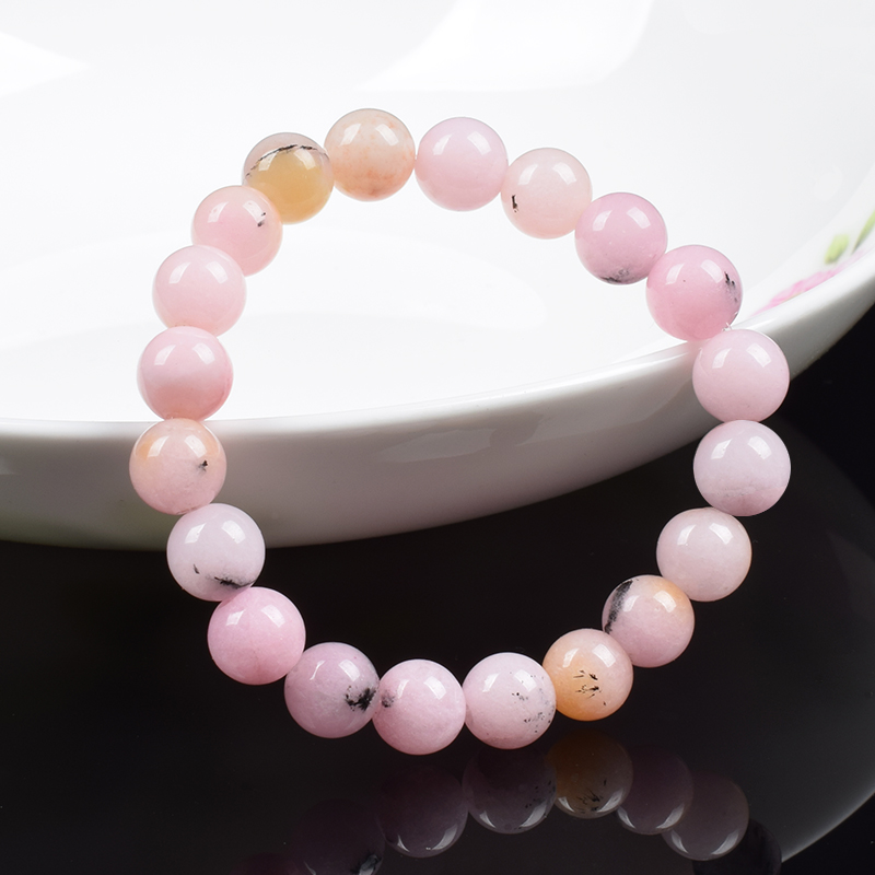 Natural Stone Pink Opal Beads  - огляд і ціна Yoga Fitness Tracker