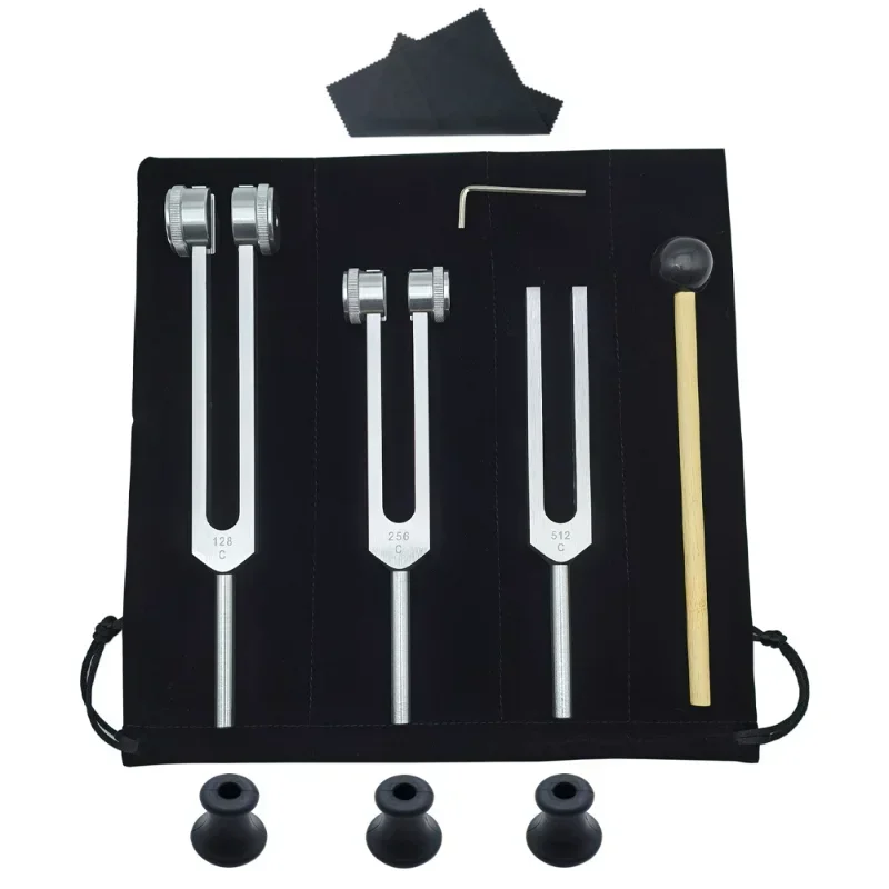 3PCS Tuning Fork Set 128 256 5 - огляд і ціна Yoga Y Fitness