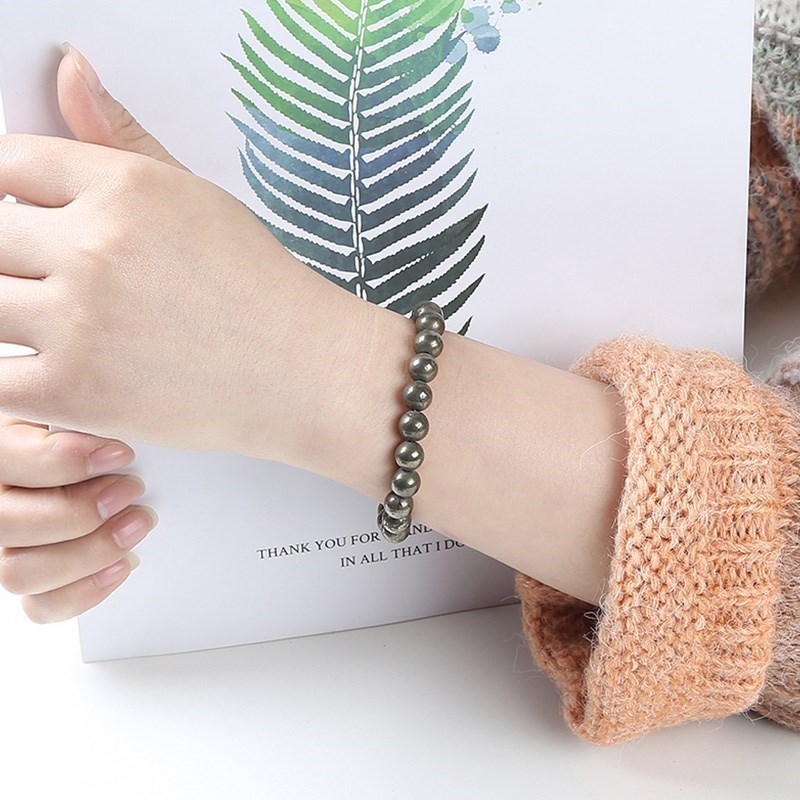 JD Natural Pyrite Bead Bracele - огляд і ціна Yoga Fitness Tracker
