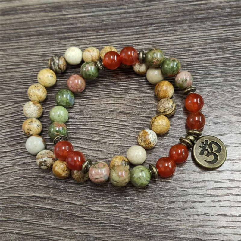 Charm Stone Wrist Mala Healing - огляд і ціна Yoga Fitness Tracker