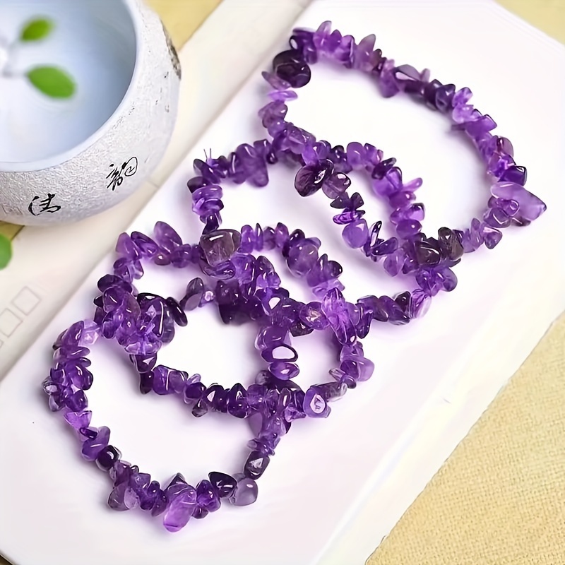 Natural Stone Amethyst Irregua - огляд і ціна Yoga Fitness Tracker