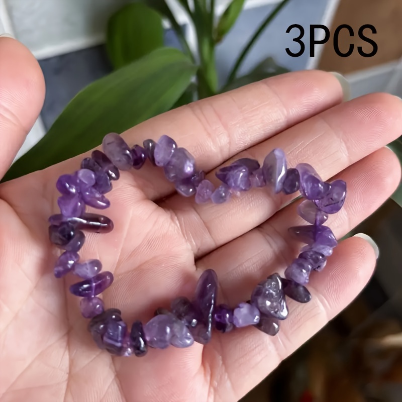 Natural Stone Amethyst Irregua - огляд і ціна Yoga Fitness Tracker