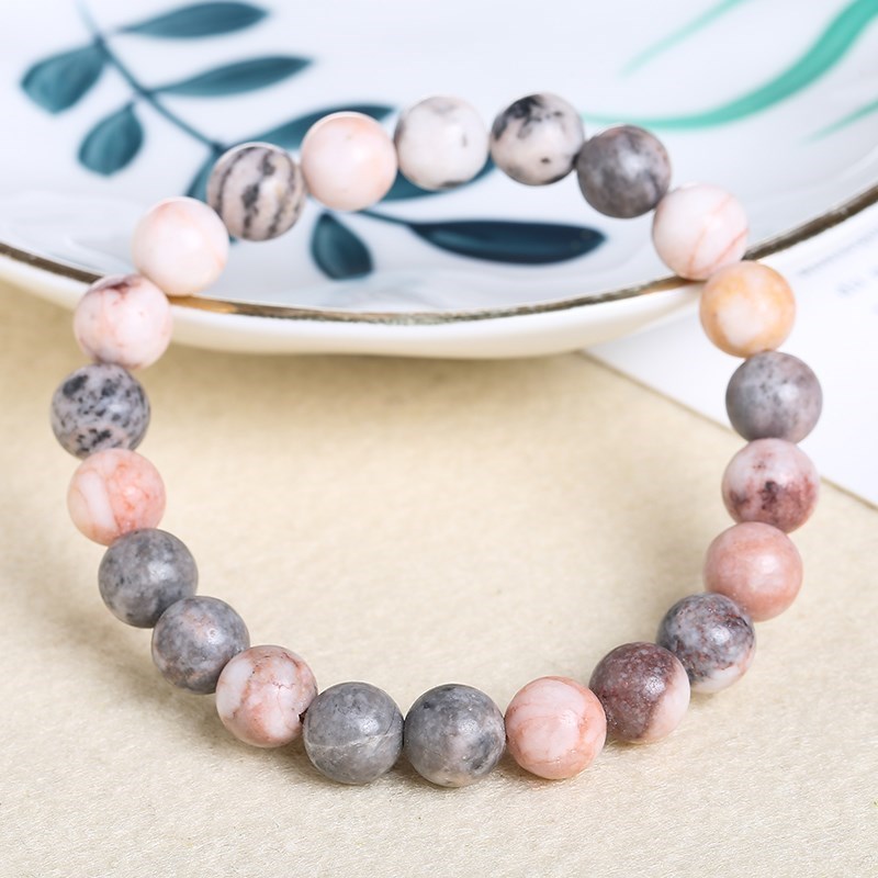 JD Natural Pink Zebra Jaspers  - огляд і ціна Yoga Fitness Tracker