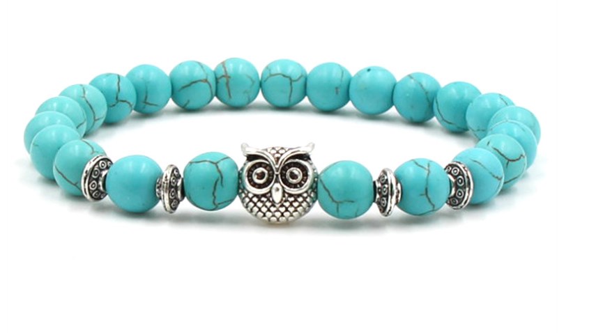 8mm tdft54 owl Bangles turquoi - огляд і ціна Yoga Fitness Tracker