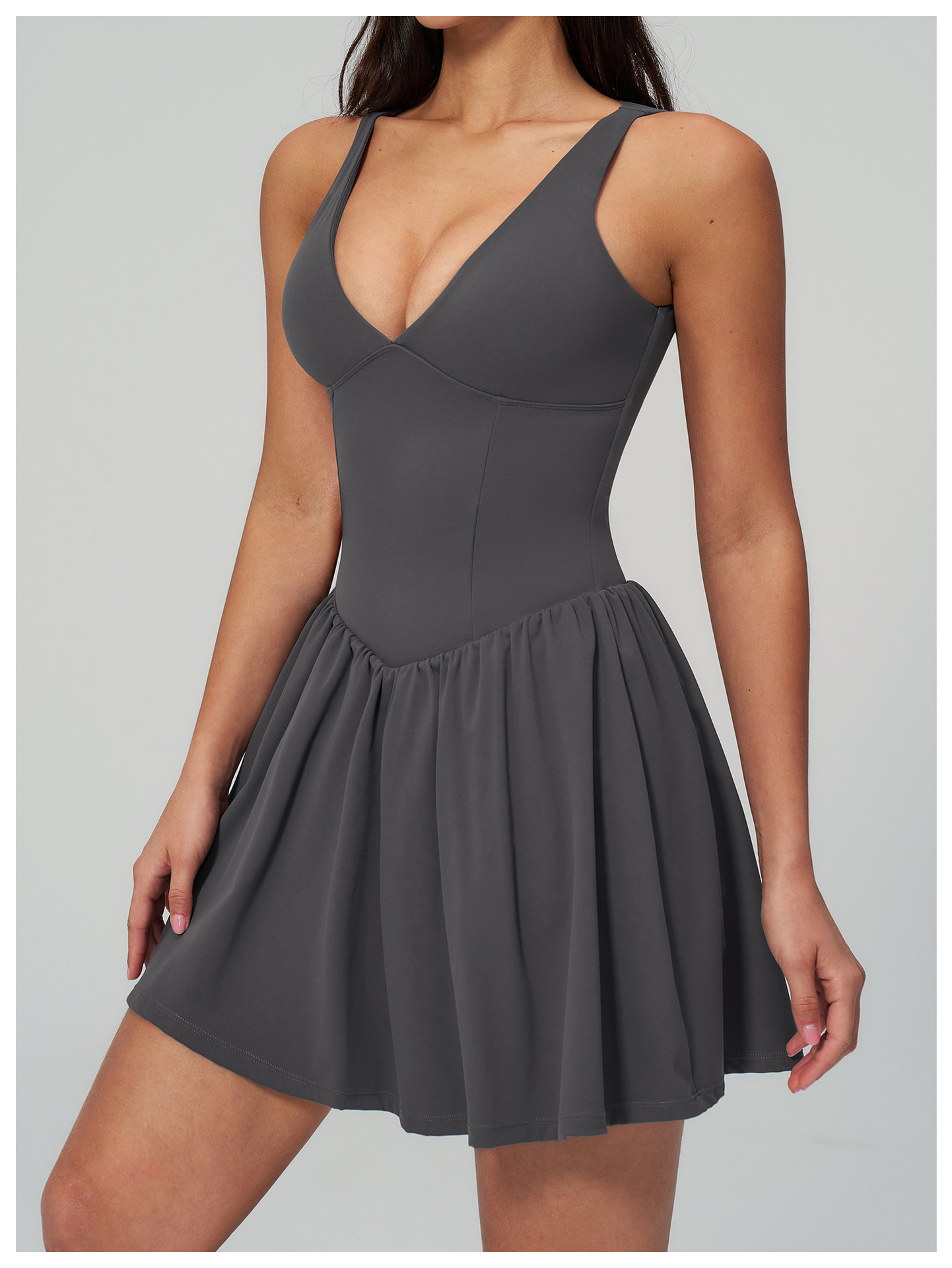 Fashion Woman Yoga Solid Color - огляд і ціна Yoga Fitness Dress
