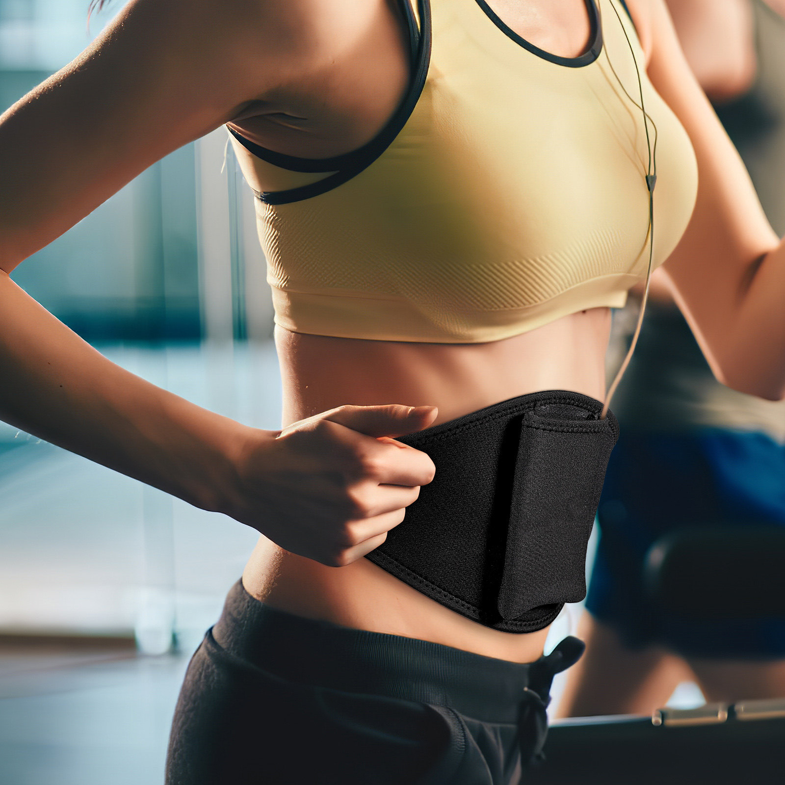 Mic Belt Black Premium Microph - огляд і ціна Yoga Fitness Instructor