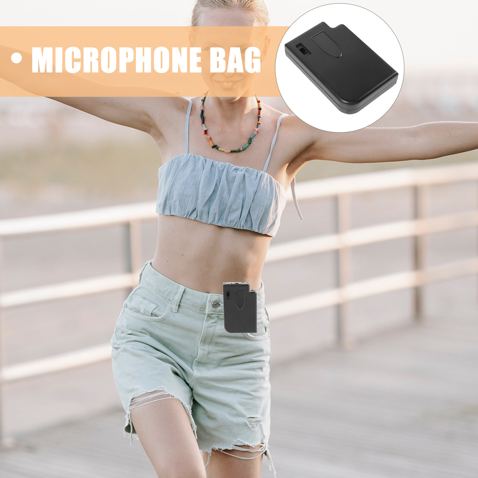 Professional Mic Belt Pouch fo - огляд і ціна Yoga Fitness Instructor