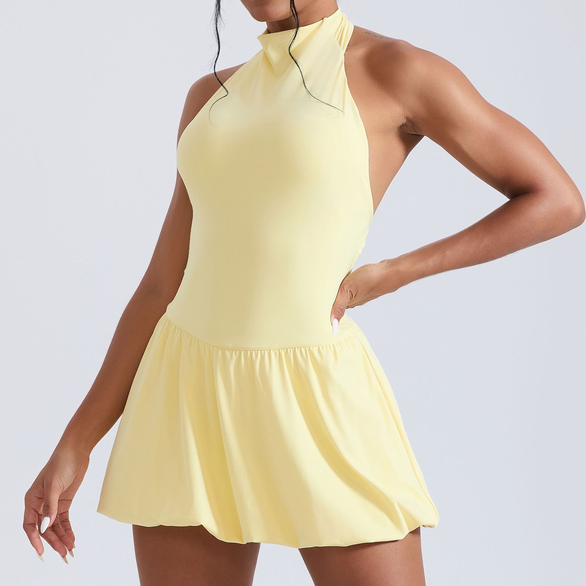 Ningyu High Neck Golf Tennis D - огляд і ціна Yoga Fitness Dress