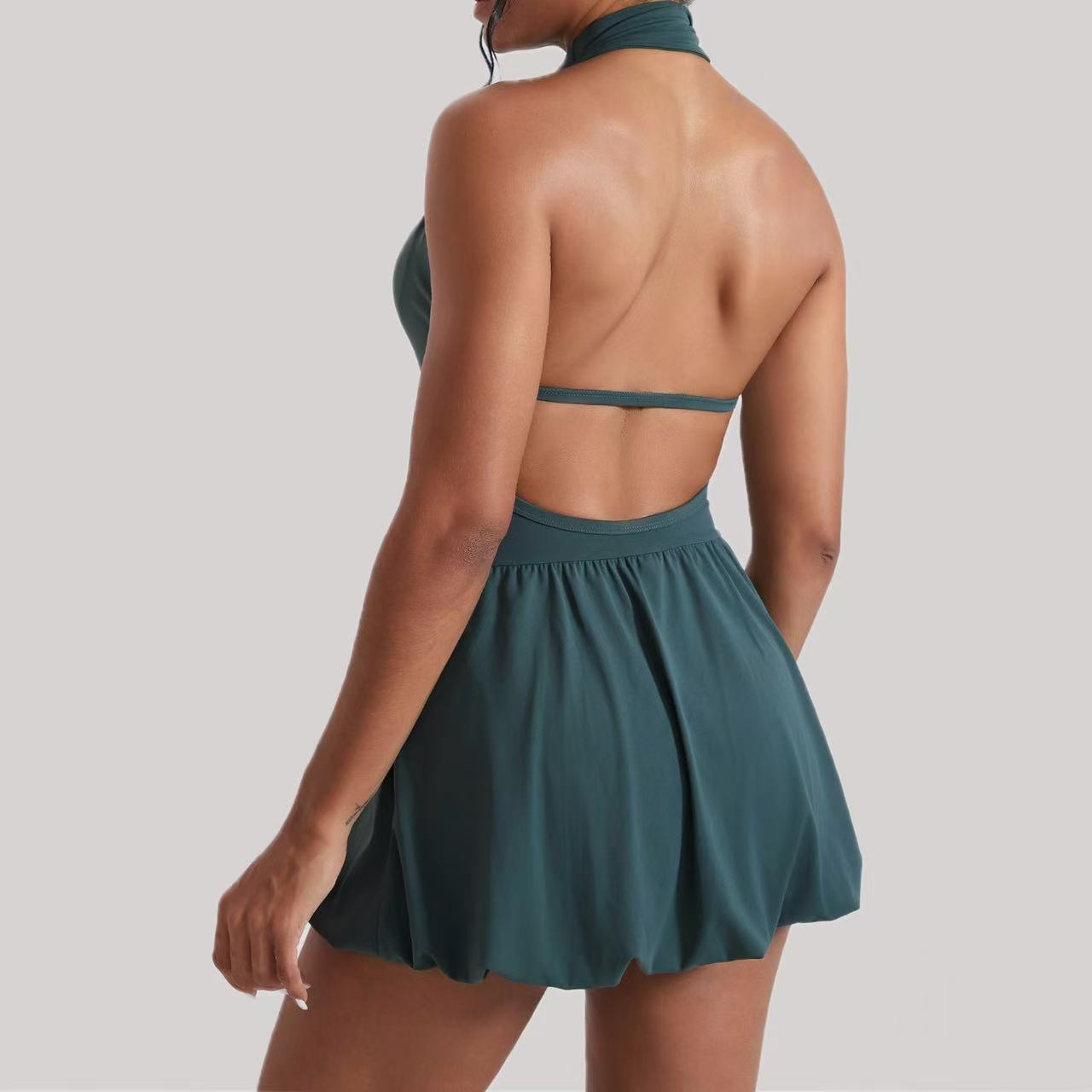 Ningyu High Neck Golf Tennis D - огляд і ціна Yoga Fitness Dress