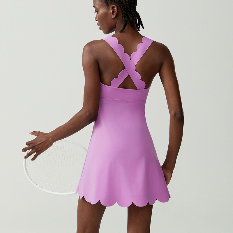 Women Tennis Yoga Dress Solid  - огляд і ціна Yoga Fitness Dress