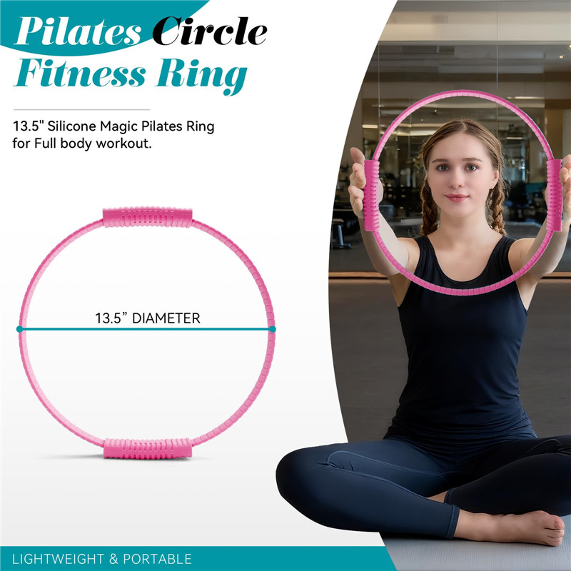 Eco-Friendly Double Handle Sil - огляд і ціна Pilates Ring Circle