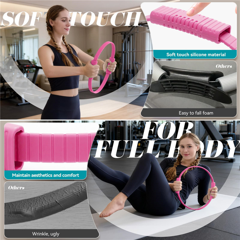 Eco-Friendly Double Handle Sil - огляд і ціна Pilates Ring Circle