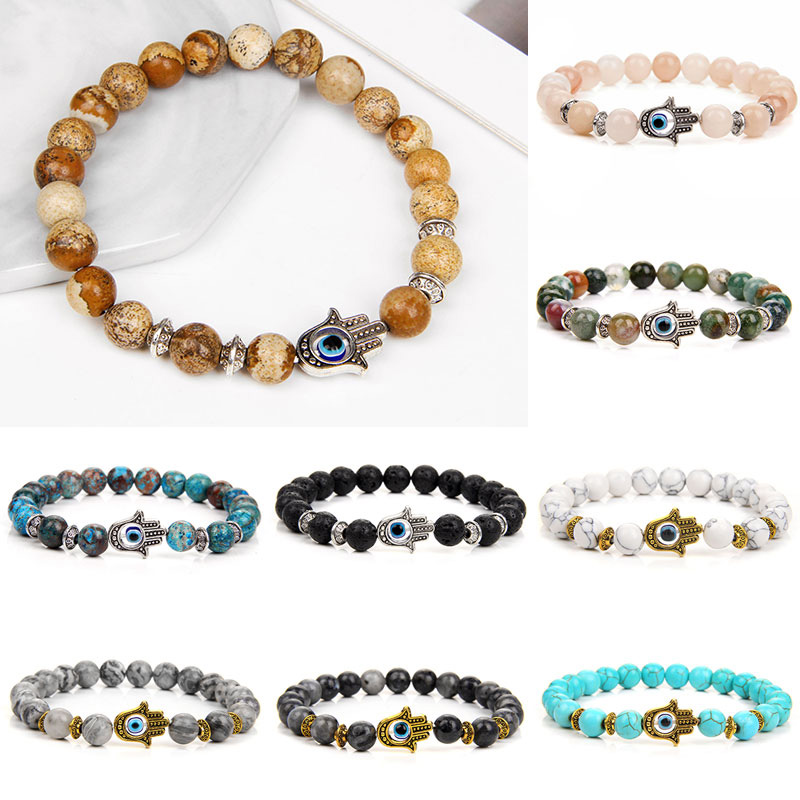 Natural Stone Men Bracelet Fas - огляд і ціна Yoga Fitness Tracker