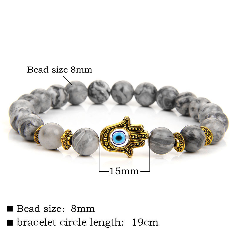 Natural Stone Men Bracelet Fas - огляд і ціна Yoga Fitness Tracker