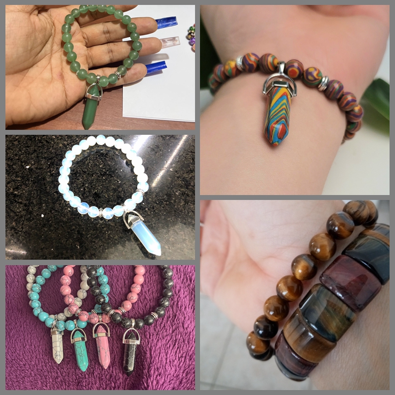 Natural Tiger Eye Stone Bracel - огляд і ціна Yoga Fitness Tracker